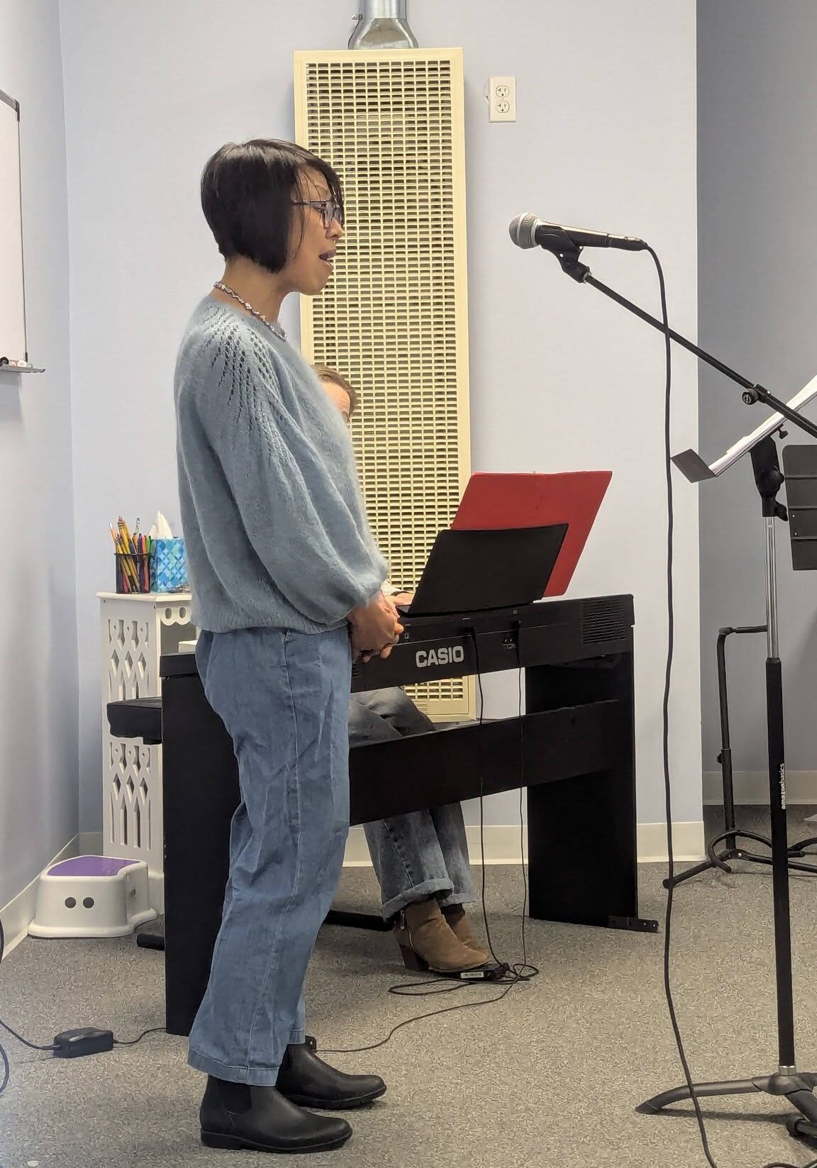 adult singing student